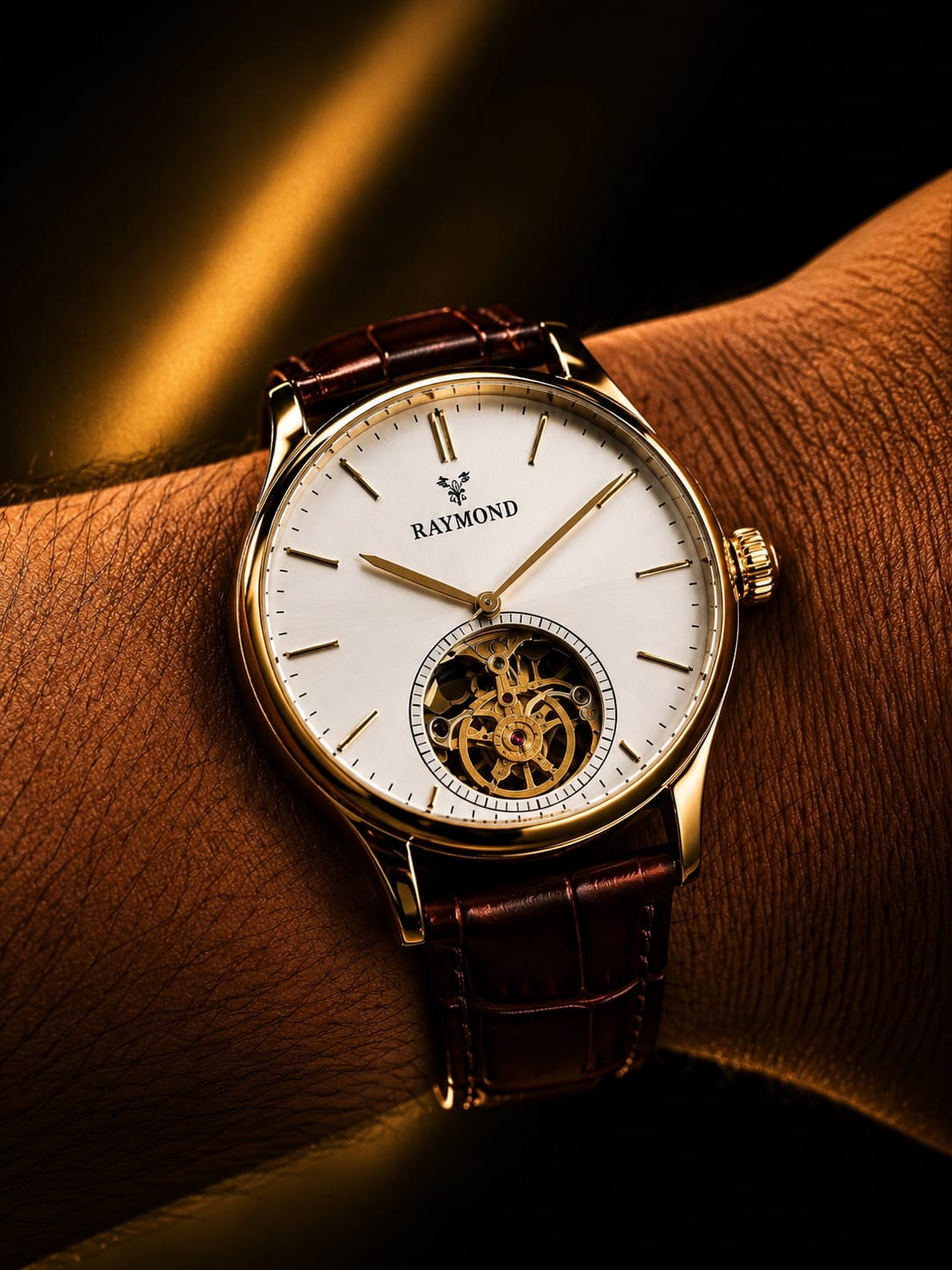 Raymond Open Heart Automatic Watch